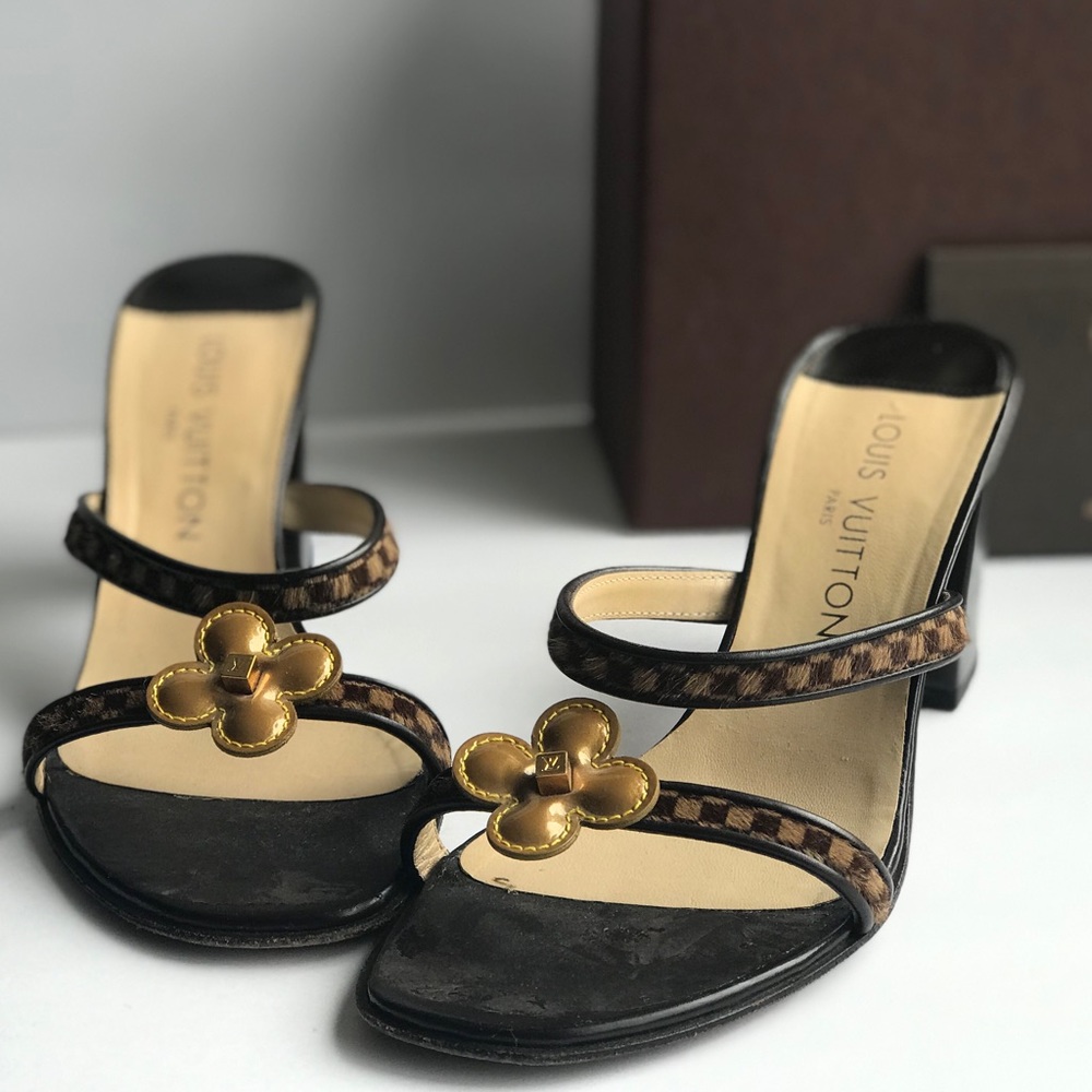 Authentic Louis Vuitton sandals.